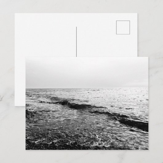 Zee avond briefkaart (Voorkant / Achterkant)