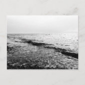 Zee avond briefkaart (Voorkant)