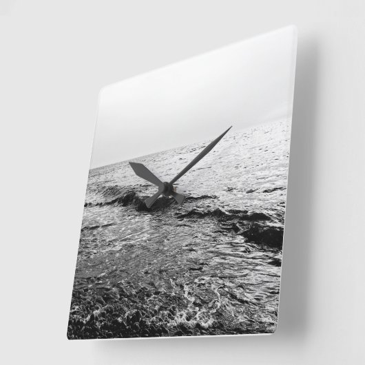 Zee avond vierkante klok (Hoek)