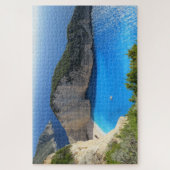 Zee Baai Oceanische Kust Puzzel Scenisch (Verticaal)
