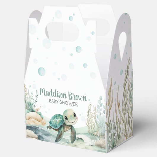 Zee Baby shower Bedankdoosjes (Geopend)