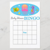 zee baby shower bingo card (Voorkant)