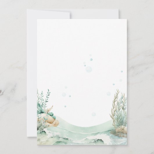 Zee Baby shower Kaart (Achterkant)