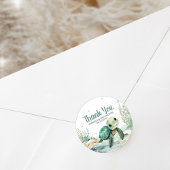 Zee Baby shower Ronde Sticker