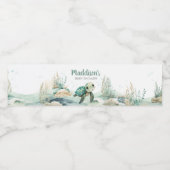 Zee Baby shower Waterfles Etiket (Enkel label)