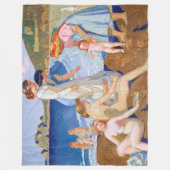 Zee baden, Maurice Denis Fleece Deken (Voorkant)