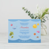 Zee Baptisme Kaart (Staand voorkant)