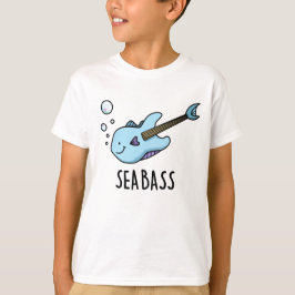 Zee Bass Funny Bass Guitar Fish Pun T-shirt