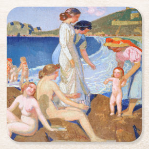 Zee Bathing, Maurice Denis Kartonnen Onderzetters