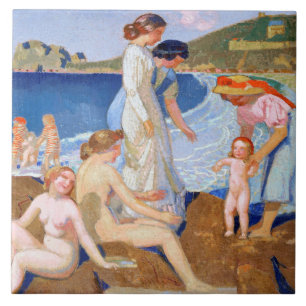Zee Bathing, Maurice Denis Tegeltje