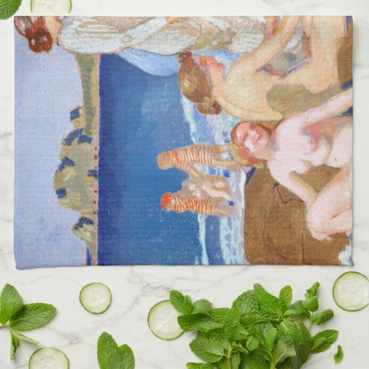 Zee Bathing, Maurice Denis Theedoek (Gevouwen)