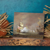 Zee Battle of the Anglo-Dutch Wars, c.1700 (olie o Fotoplaat (Zijkant)