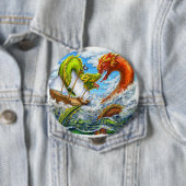 Zee Battle Ronde Button 4,0 Cm (In situ)