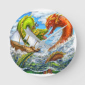 Zee Battle Ronde Klok (Voorkant)