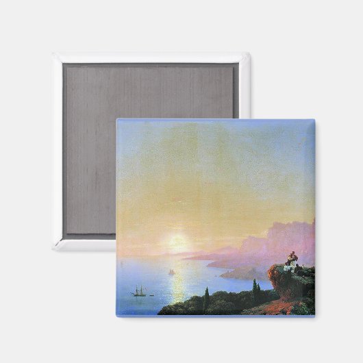 Zee Bay door Ivan Aivazovsky, Magneet (Voorkant / Achterkant)