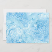 Zee & Beach Seahorse Koppels Douche Uitnodiging (Achterkant)