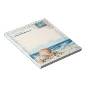  Zee Beach Travel Stamp Notitieblok (Schuin)