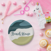 Zee Beach Verjaardag Papieren Bordje (Feest)