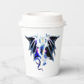 Zee Beast Dragon Papieren Bekers (Achterkant)