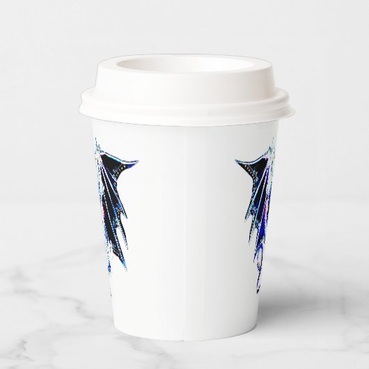 Zee Beast Dragon Papieren Bekers (Rechts)