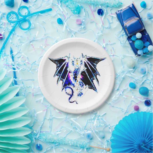Zee Beast Dragon Papieren Bordje (Feest)