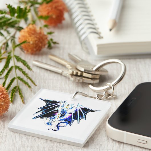 Zee Beast Dragon Sleutelhanger (Voorkant Rechts)