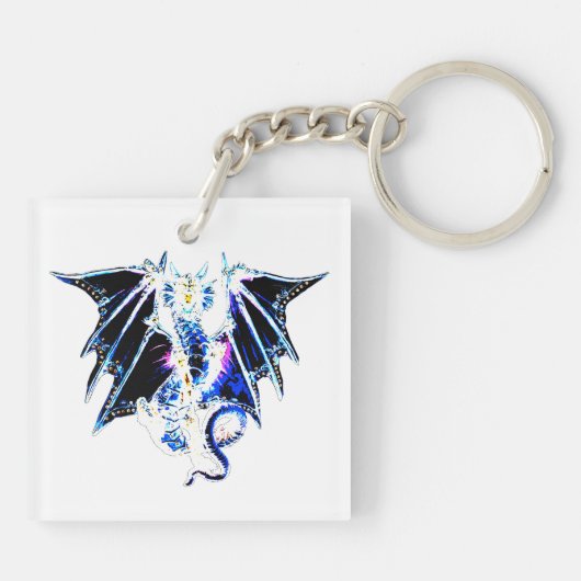 Zee Beast Dragon Sleutelhanger (Achterkant)