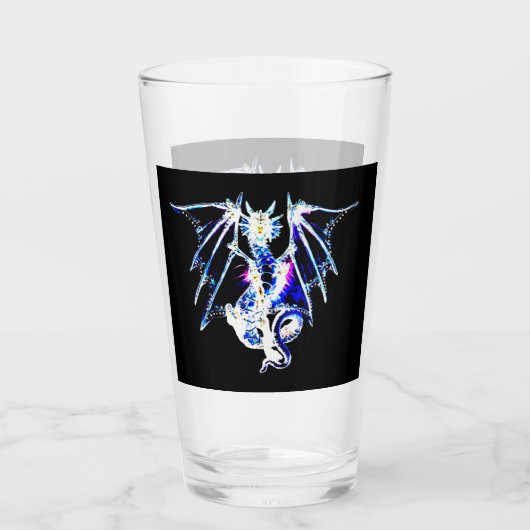 Zee Beast Fantasy Dragon Glas (Achterkant)
