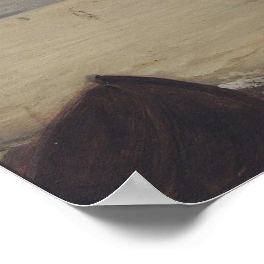 Zee bekeken vanaf de hoogten van Dieppe Poster (Hoek)