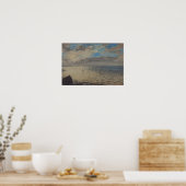 Zee bekeken vanaf de hoogten van Dieppe Poster (Keuken)