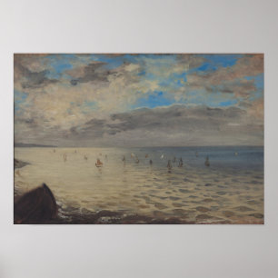 Zee bekeken vanaf de hoogten van Dieppe Poster