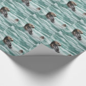 Zee bekijken otter cadeaupapier (Hoek)