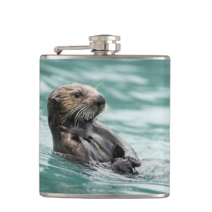 Zee bekijken otter heupfles