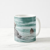 Zee bekijken otter koffiemok (Voorkant rechts)