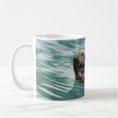 Zee bekijken otter koffiemok (Links)