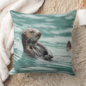 Zee bekijken otter kussen (Deken)