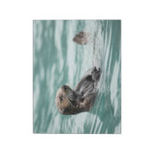 Zee bekijken otter notitieblok (Linkerzijde)