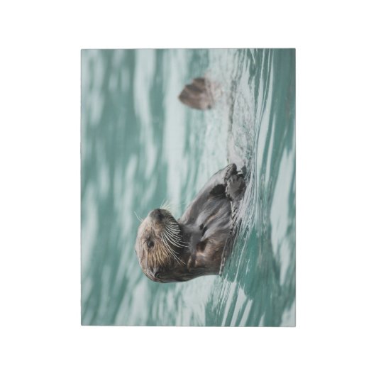 Zee bekijken otter notitieblok (Linkerzijde)