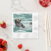 Zee bekijken otter servet (Insitu)