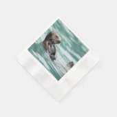 Zee bekijken otter servet (Hoek)
