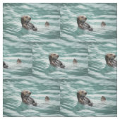 Zee bekijken otter stof (Swatch)