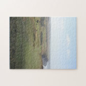 Zee bekijken over landschapsfoto golfbaan legpuzzel (Horizontaal)