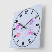 Zee bekritiseert het kerkhof vierkante klok (Hoek)