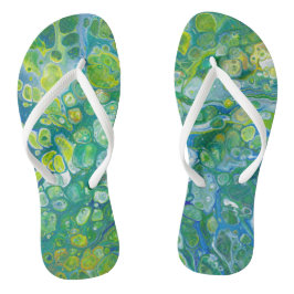 Zee belletjes | Abstracte Teenslippers