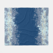 Zee betonnen strandtonnen gooien patroon fleece deken (Voorkant (Horizontaal))