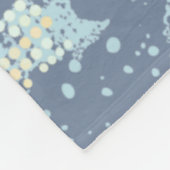 Zee betonnen strandtonnen gooien patroon fleece deken (Hoek)