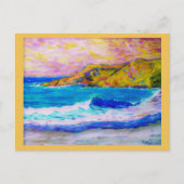 zee, bevroren briefkaart (Voorkant)