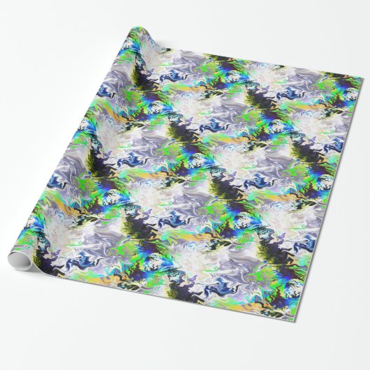 Zee bevroren.... cadeaupapier (Uitgerold)