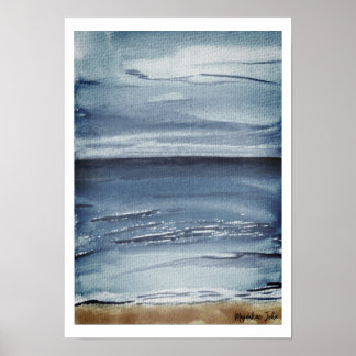 Zee bij Nightfall Poster