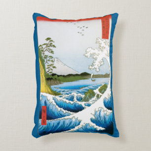 Zee bij Satta in de provincie Suruga door Ando Hir Accent Kussen